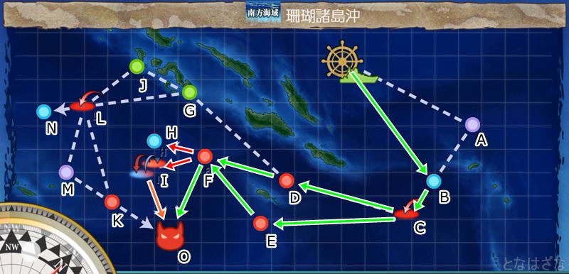 5-2「珊瑚諸島沖」マップ