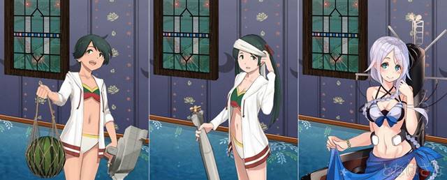 艦これ2017年7月31日アップデート 水着mode2