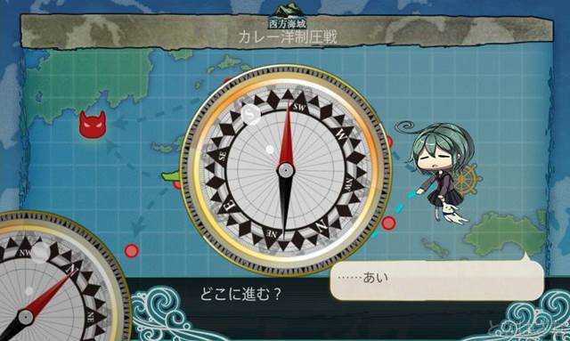 任務「漲る戦艦魂！大艦巨砲なお正月！」 裏ボス「羅針盤」